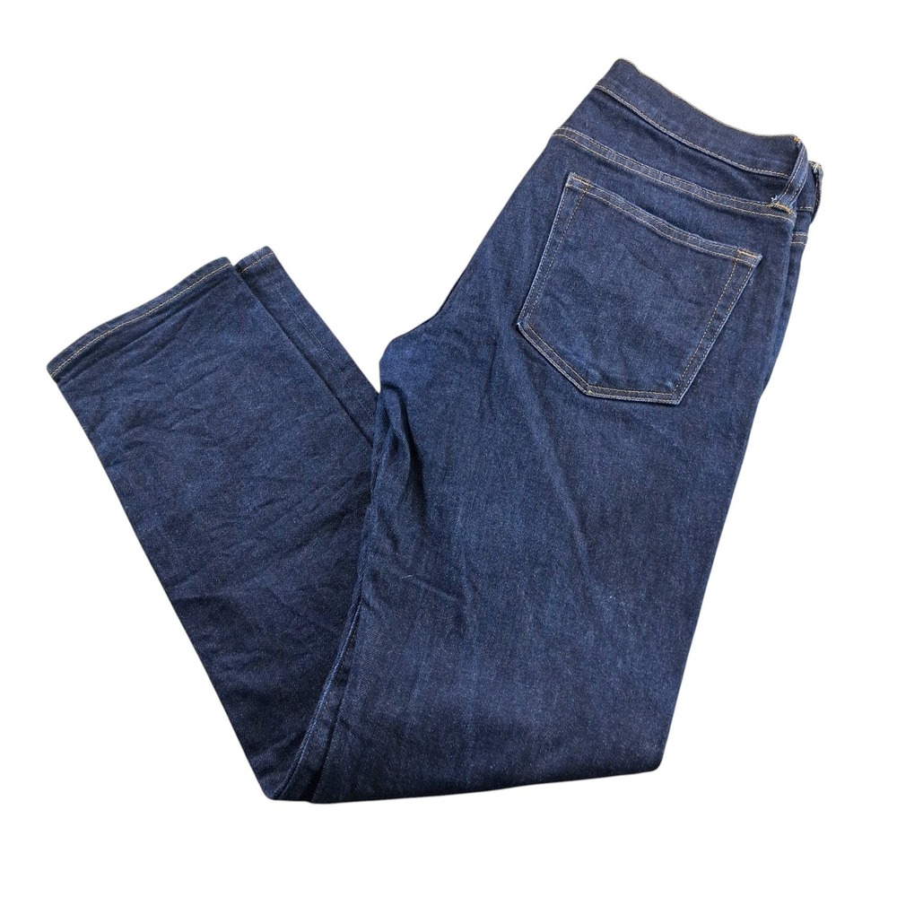 J. Crew Jeans Mens 31x32  484 Slim Fit  Dark Indigo Blue Stretch Denim‎